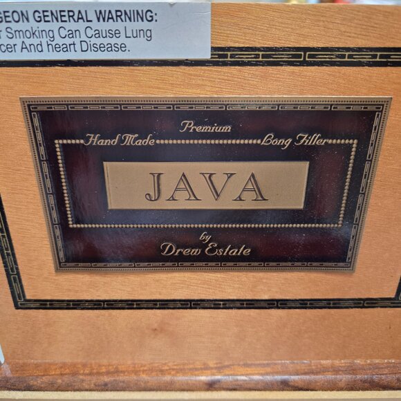 Java by Drew Estate Wooden Cigar Box - Picture 4 of 6